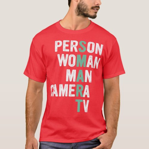 Person Woman Man Camera TV  T_Shirt