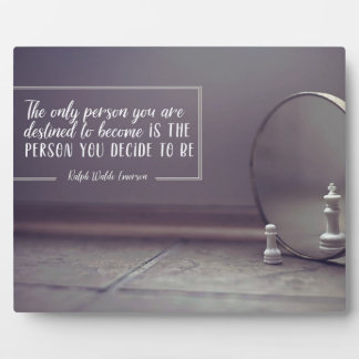 Person You Are Destined To Become Plaque