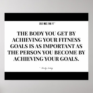 Person You Become: Black and White Poster