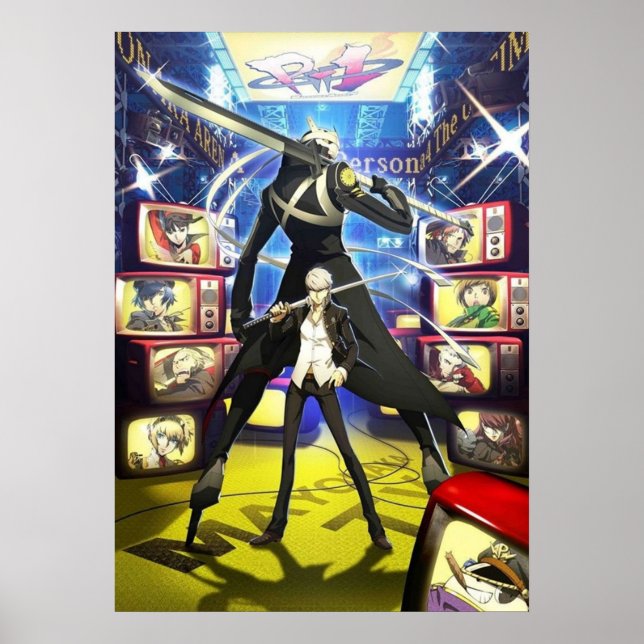 Persona 4 Arena Artwork Poster (Front)