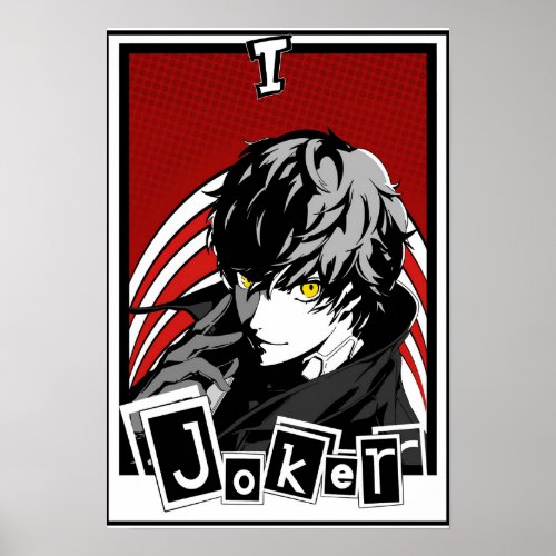 Persona 5 _ Cards _ Joker Poster