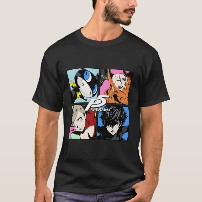 Persona 5 Character Pop T-Shirt (Front)