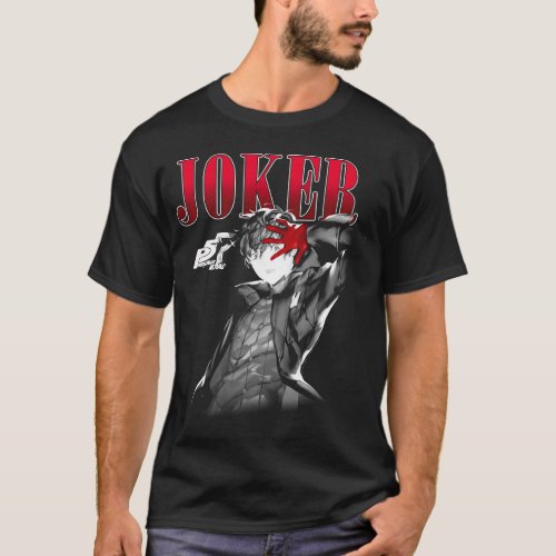 Persona 5 Joker Neutral Graphic Long Sleeve T_Shir T_Shirt
