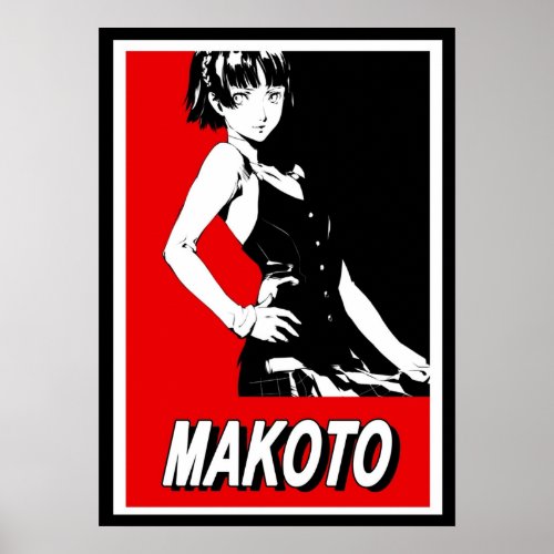 Persona 5  Makoto Niijima Celeb Poster