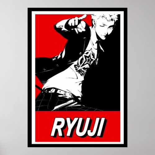 Persona 5  Ryuji Sakamoto Celeb Poster