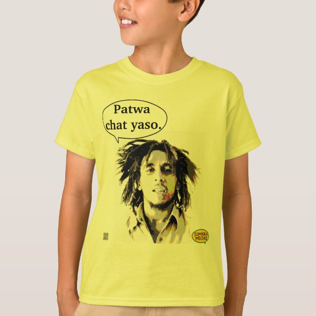 Personage patwa quote T-Shirt (Front)