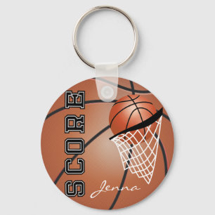 Personailize Basketball Keychain
