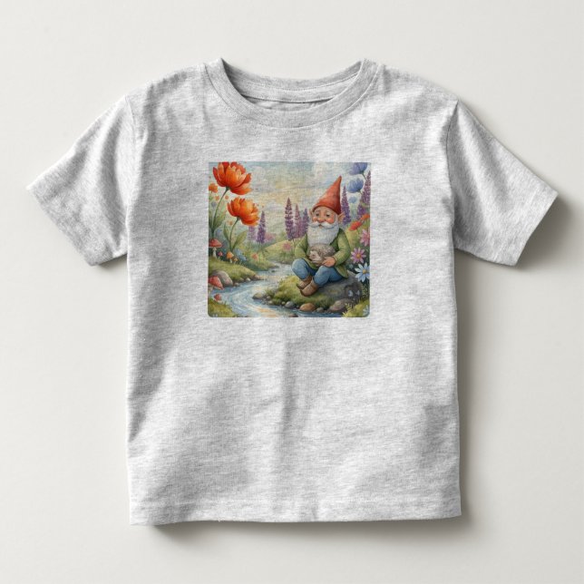 Personailzed name enchanted forest toddler shirt (Front)