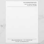 Personaized Company Letterhead Your Color and Font<br><div class="desc">Custom Colors and Font Colors - Personalized Your Business Office Letterhead - Business Name - Company / Address - Contact Information - Resize and move or remove and add elements / image with Customization tool. Choose / add your favorite elements and text colors / font / size ! Good Luck...</div>