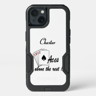 Personal Aces Above the Rest Custom Name iPhone 13 Case