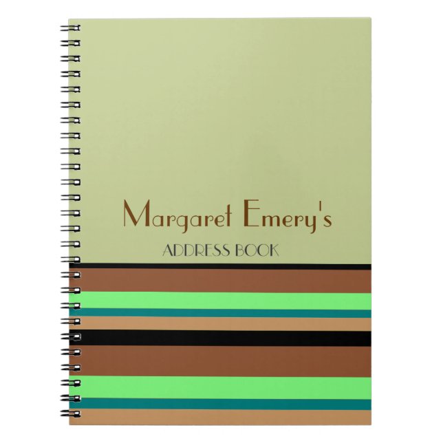 Personal Address Book (or Journal or List) (Front)