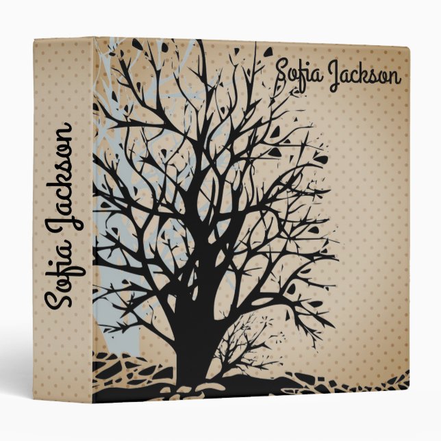 Personal Album, Kraft 3 Ring Binder (Front/Spine)