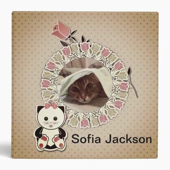 Personal Album, Kraft 3 Ring Binder (Front)