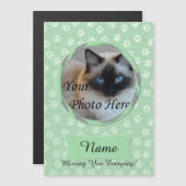 Personal and Cute Mint Green Custom Pet Memorial (Front/Back)
