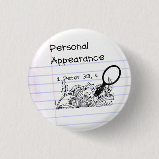 Personal Apperanceee pinnn Button