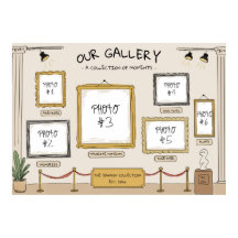 Personal Art Gallery Custom Photo Poster