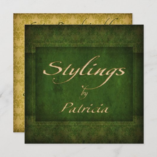 Personal Artist Card (Front/Back)