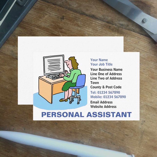 Personal Assistant Business Card (Creator Uploaded)