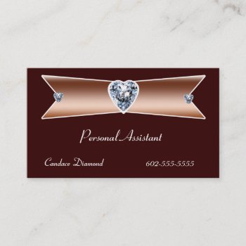Personal Assistant Business Cards by mikek92349 at Zazzle