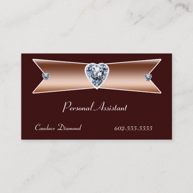 Personal Assistant Business Cards (Front)