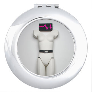 Personal Assistant - Pink Compact Mirror