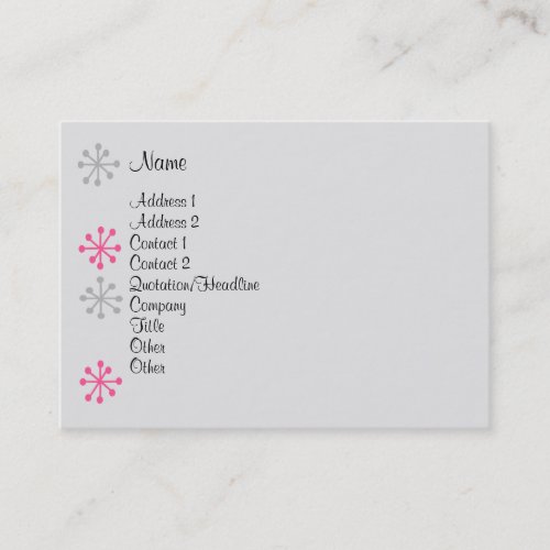 Personal Assitant Business Cards