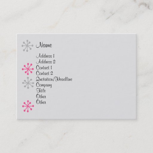 Customizable Personal Assitant Business Cards