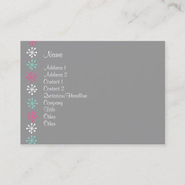 Personal Assitant Business Card (Front)