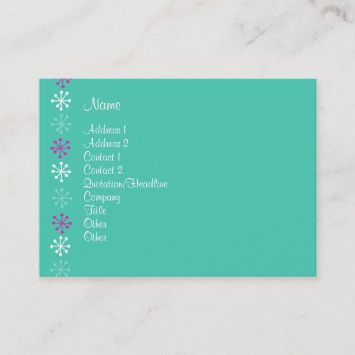 Personal Assitant Business Card