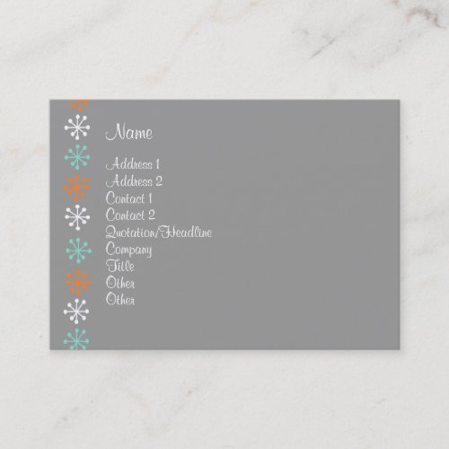 Personal Assitant Business Card Template