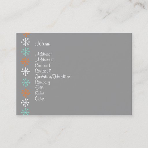 Customizable Personal Assitant Business Card Template