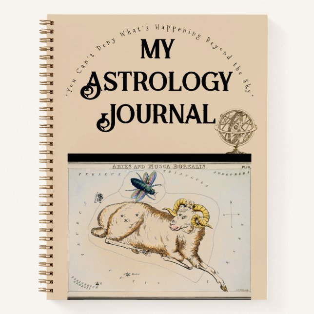 Personal Astrology Journal Planner | Notebook (Front)