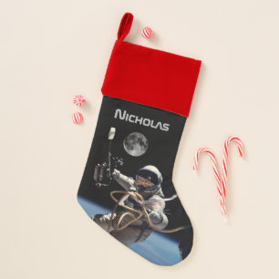 Personal Astronaut Space Walk Christmas Stocking