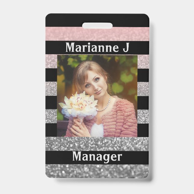 Personal badge, professional badge (Front)