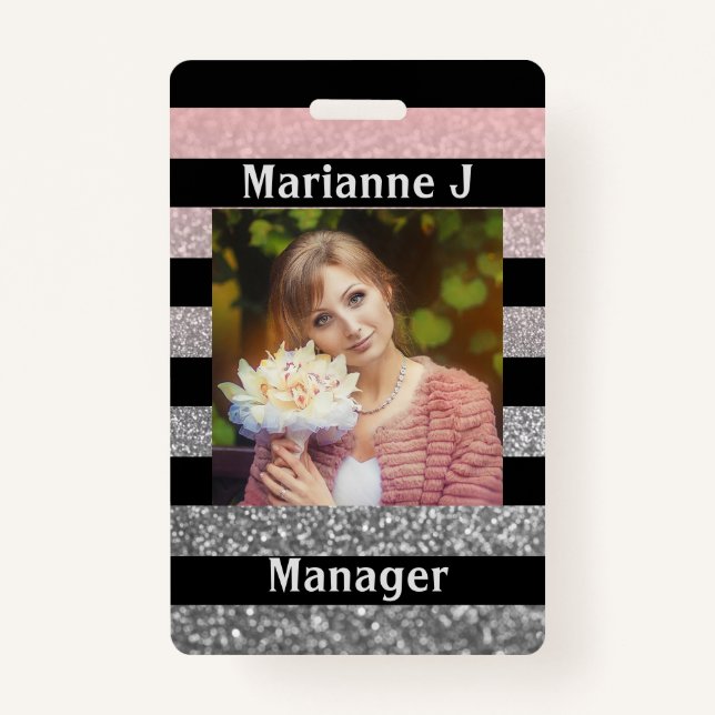 Personal badge, professional badge (Front)