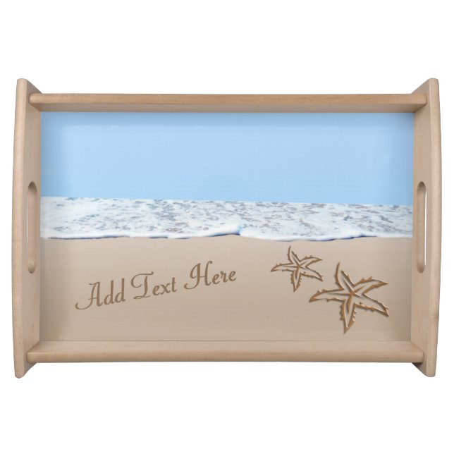 Personal Beach Design Serving Tray (Front)