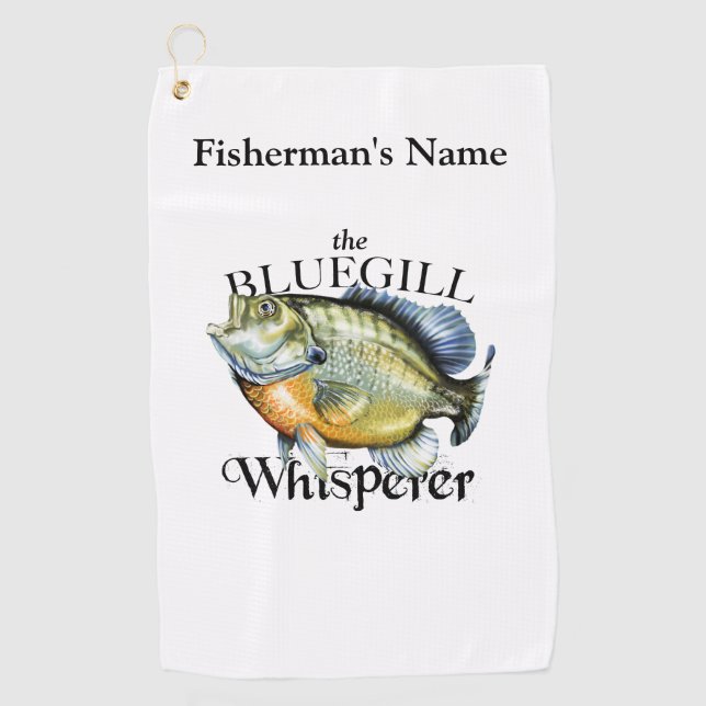 Personal Bluegill Whisperer Light Fishing Towel (Front)