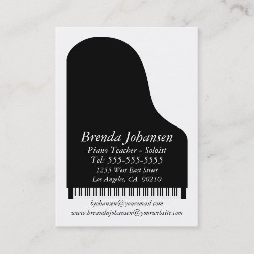 Personal - Business Card Piano