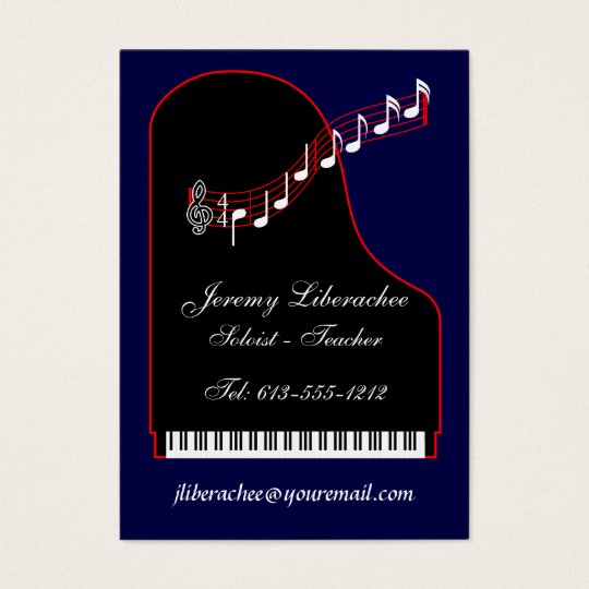 Personal - Business Card Piano II