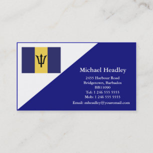Personal Business Vard - Barbados Business Card