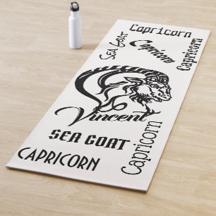 Personal Capricorn the Sea Goat Zodiac Yoga Mat