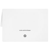 Personal card (Back Horizontal)