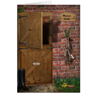 Personal Card for Horse-Lovers/Riders