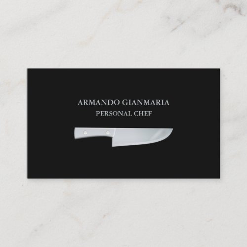 Personal Chef Business Card