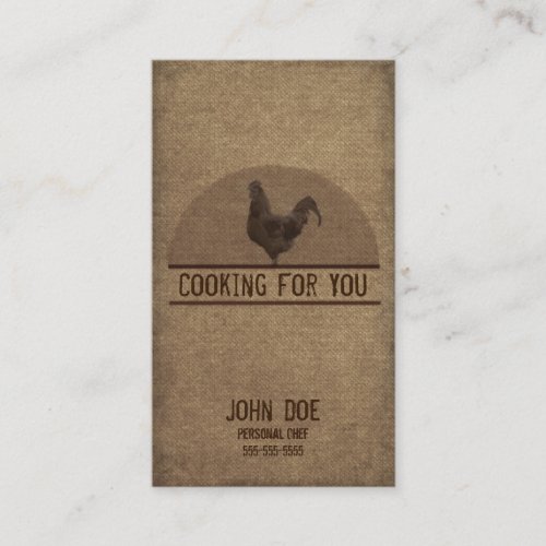 Personal Chef Business Card