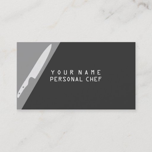 Customizable PERSONAL CHEF BUSINESS CARDS