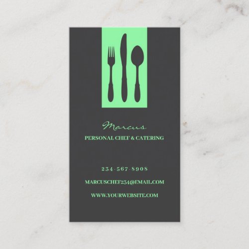 Personal Chef Business Card