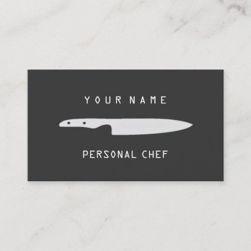 PERSONAL CHEF BUSINESS CARD TEMPLATE