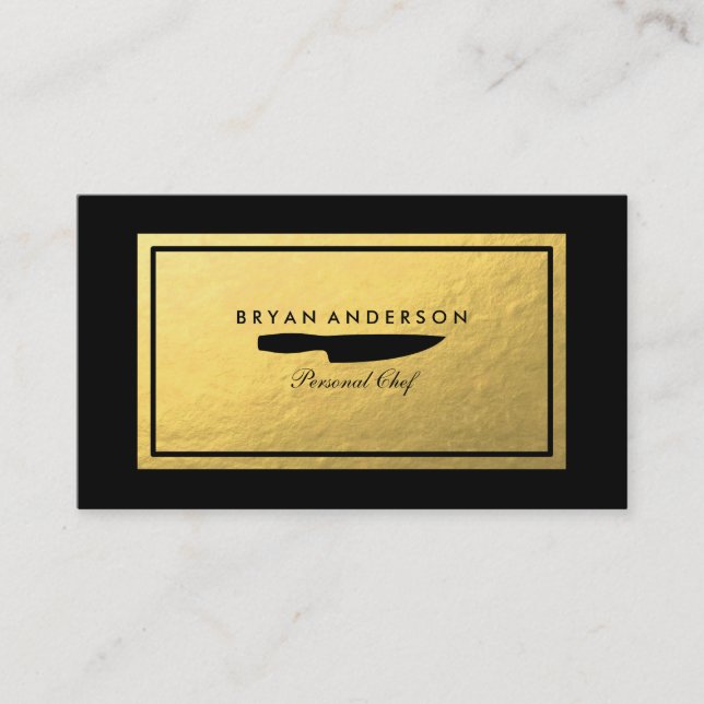Personal Chef Business Card (Front)