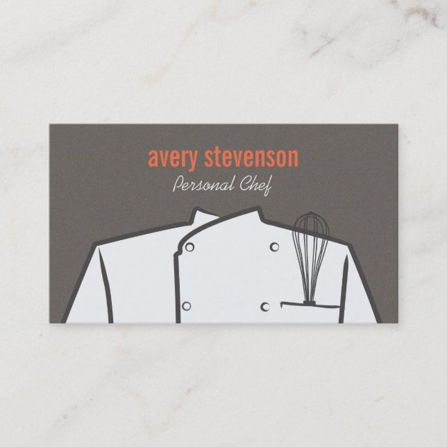 Personal Chef Business Card 2 (Front)